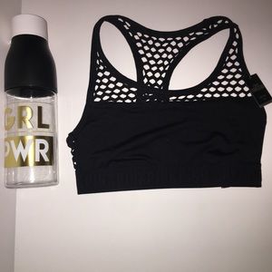 Small black pink Victoria’s Secret sports bra
